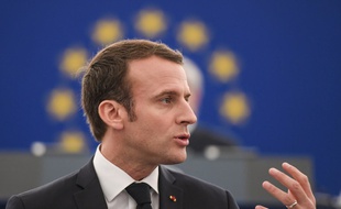Le président Emmanuel Macron présentait sa vision de l'Europe devant le parlement européen