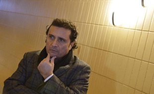 Le commandant du Costa Concordia Francesco Schettino lors d'une pause dans son procès à Grosseto le 9 février 2015