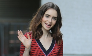 Lily Collins à Londres en mai 2017