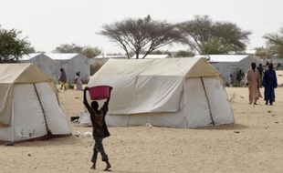 Un réfugié nigérian dans un camp près de Baga Sola au Tchad le 7 avril 2015