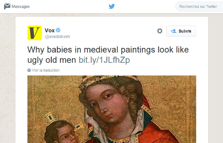 Moyen Age Pourquoi Les Artistes Peignaient Des Bebes Moches Et Vieux