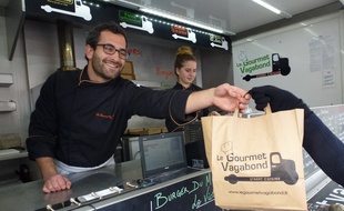Le Gourmet Vagabond a été le premier food truck à s'installer sur la place Hoche.