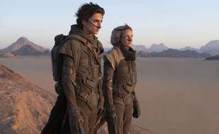Timothée Chalamet et Sarah Ferguson dans le film «Dune», de Denis Villeneuve.