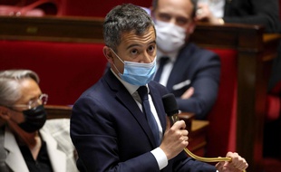 Gérald Darmanin, à l'Assemblée nationale, le 18 mai 2021.