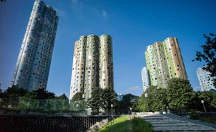 La cité Pablo Picasso à Nanterre.