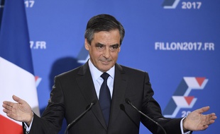 François Fillon, vainqueur de la primaire de à droite face à Alain Juppé, le 27 novembre 2016.