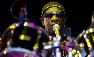Tony Allen, légende de l'afrobeat, le 27 juin 2010.