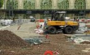 Les abords du parking seront en chantier jusqu'à fin 2012.