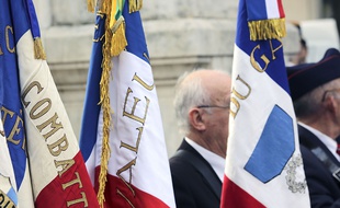 Nimes, le 11 novembre 2014 - square du 11 novembre - Ceremonie Commemorative de l'amistice du 11 novembre 1918/LODIFRANCK_165508/Credit:FRANCK LODI/SIPA/1411111709