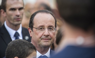 François Hollande à la Fête de la musique, le 21 juin 2014.