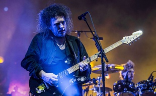 Robert Smith et The Cure en concert au festival BottleRock Napa, en Californie, le 30 mai 2014.