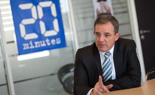 Thierry Mariani, le 28 mars 2011, dans les locaux de 20 Minutes, à Paris.