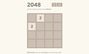 Le jeu 2048.
