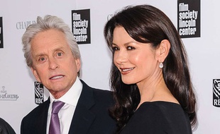 Michael Douglas et Catherine Zeta-Jones à New York le 29 avril 2014