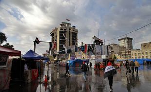 La place Tahrir à Bagdad le 8 janvier 2020.