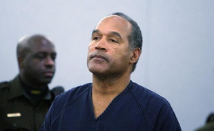 L'ancien footballeur américain OJ Simpson lors d'une audience en 2008,n dans le Nevada.