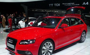 Illustration d'une Audi A4.