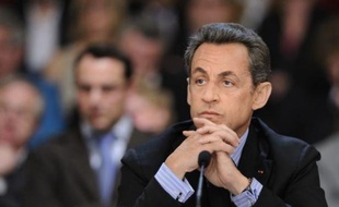 Nicolas Sarkozy, le 12 avril 2011, à Versailles.