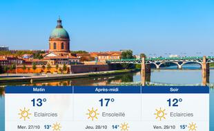 Météo Toulouse: Prévisions du mardi 26 octobre 2021