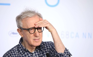 Woody Allen à la conférence de presse du film «L'Homme irrationnel» à Cannes le 15 mai 2015.