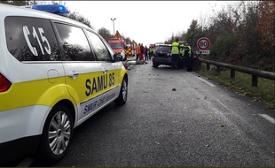L'accident s'est produit samedi sur la commune de Saint-Vincent-sur-Graon.