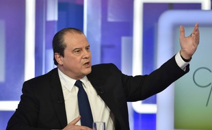 Le Premier secrétaire du PS Jean-Christophe Cambadélis, le 27 mars 2016 sur France 5.