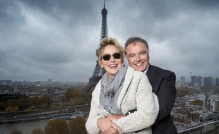 Sharon Stone et Alain Afflelou.