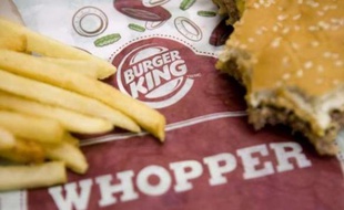 Un restaurant Burger King à Washington aux Etats-Unis.
