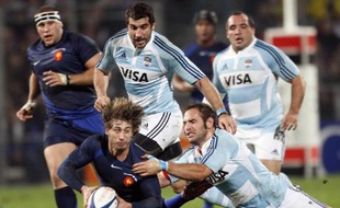 Maxime Médard contre l'Argentine à Marseille, le 8 novembre 2008.