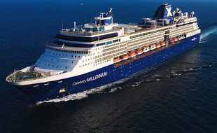 Le Celebrity Millennium, un bateau de croisière de Royal Caribbean.