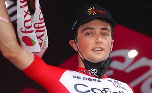 Victor Lafay, premier coureur de la Cofidis à lever les bras sur le Giro depuis 2010.