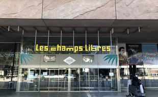 Illustration des Champs Libres à Rennes.