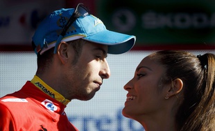 Fabio Aru, sur le Tour d'Espagne 2015.