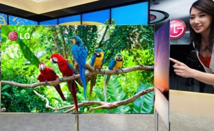 Un téléviseur OLED 55 pouces de LG, qui s'affiche à 4 mm d'épaisseur.