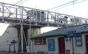 Illustration de la gare de Mantes.