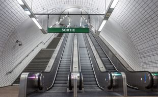 La station de métro Capitole pendant le premier confinement.