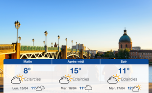 Météo Toulouse: Prévisions du dimanche 14 avril 2019