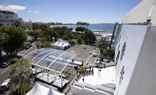 Le 74e Festival de Cannes en plein préparation, le lundi 5 juillet 2021