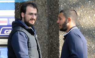 Tarik Hassane (à droite) et Suhaib Majeed.