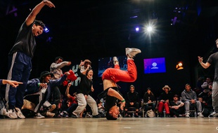 Lors des battles 2018 du festival Hip Opsession à Nantes