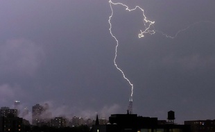 Illustration d'un orage.