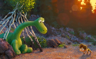 Le voyage d'Arlo, un film Pixar.