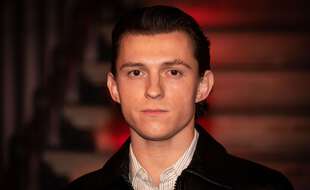 Tom Holland lors de l'avant-première de « Spider-Man: No Way Home ».