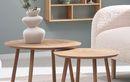 Le petit mobilier qu’il vous faut : 2 tables gigognes scandinaves à 30 € chez JYSK pour transformer votre salon