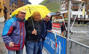 Ambiance légèrement refroidie à Val Thorens, où sera jugée l'arrivée de la 20e étape du Tour de France.