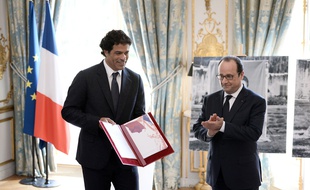 François Hollande et Raï, le 6 juin 2016