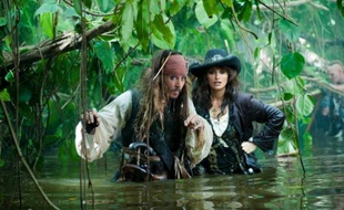 Johnny Depp et Penelope Cruz dans «Pirates des Caraïbes 4»
