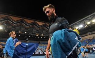 Benoît Paire, le 15 janvier 2019 à l'Open d'Australie.