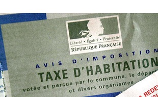 Un avis d'imposition de la taxe d'habitation.