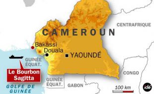 La zone maritime de Bakassi au Cameroun, où les 10 otages ont été libérés aujourd'hui.